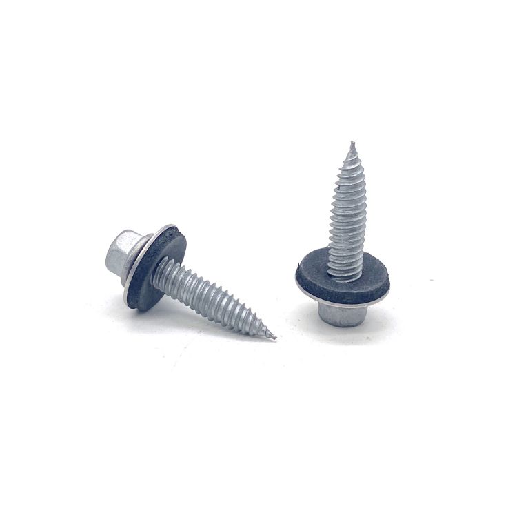 China Screw Factory Self Tapping Screw Hex Flange Roofing Screw Διμεταλλική βίδα με ροδέλα EPDM