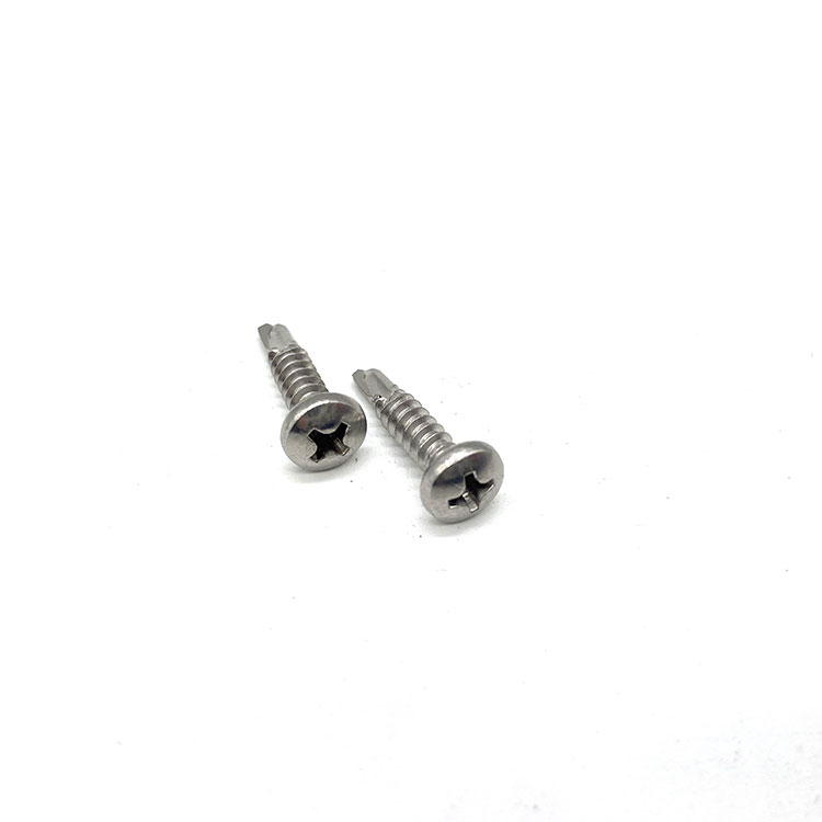 SUS 304 316 410 20mm 25mm DIN7504N Κεφαλή ταψιού Phillips Self Drilling Screw